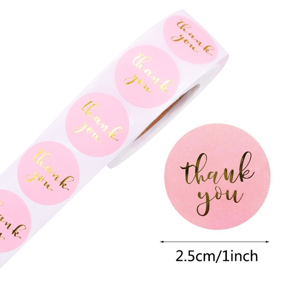 500 Thank You Stickers